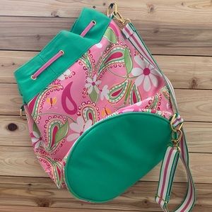 Lilly Pulizter Pink Barrel Bag Beach Bag